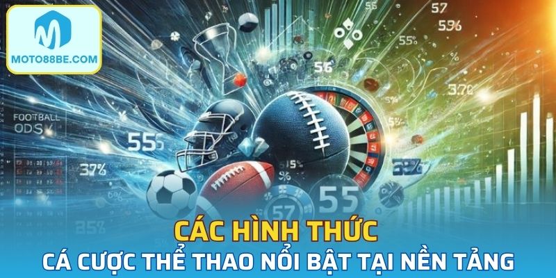 Một số hình thức cá cược thể thao nổi bật tại nền tảng